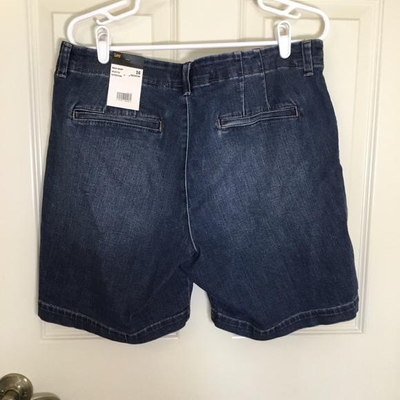 Lee Blue Durable Denim Jean Short size 16 Brand New - Picture 3 of 9